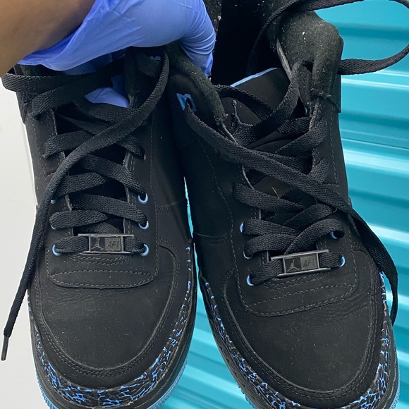 Air Jordan Fusion 3 'Black University Blue' - Picture 1 of 4